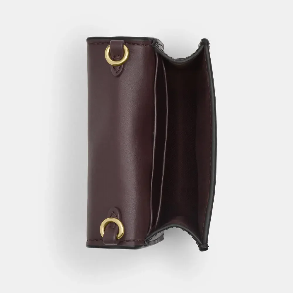 Coach Mini 🆕 Wallet On A Chain In Signature Canvas - Picture 6 of 8